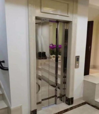 1.5m/s住宅の乗客は400KGステンレス鋼のエレベーターの小屋を持ち上げる