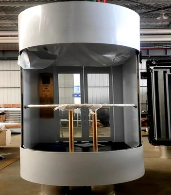 正方形のガラス住宅のパノラマ式のエレベーター6人Gearlessモーター上昇