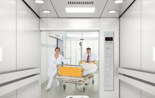 牽引を差し引いた富士6人の病院用ベッドのエレベーター2.0m/s機械部屋