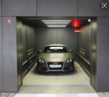 家のガレージ赤外線センサーのGearless牽引のための7つの床車のエレベーターの上昇