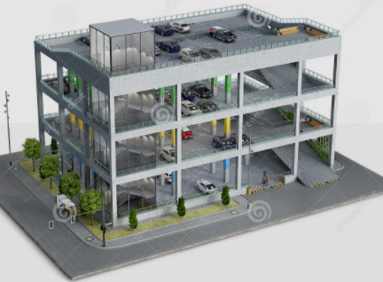 0.75m/s建物の駐車車のエレベーターの上昇ICP AC VVVF牽引