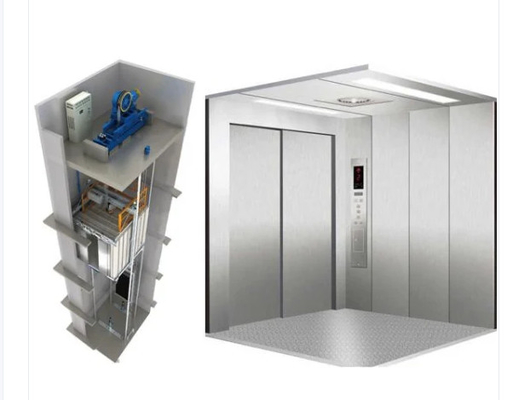 マイクロ制御回路MRL Gearlessエレベーター1300KG 12人機械Roomless